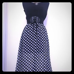 Black and white dress